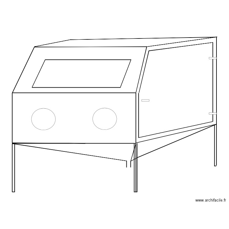 cabine sablage. Plan de 0 pièce et 0 m2
