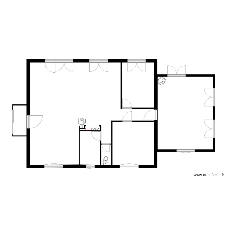 CHER MOI 2023. Plan de 5 pièces et 83 m2