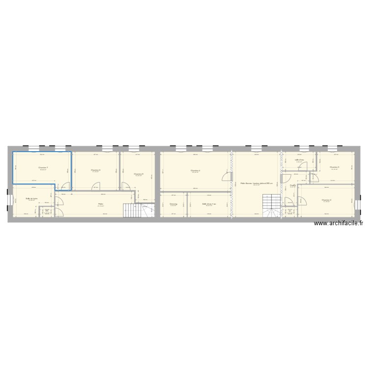 Saint Preuil maison étage. Plan de 0 pièce et 0 m2