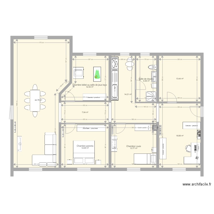 maison belgique amenagement. Plan de 0 pièce et 0 m2
