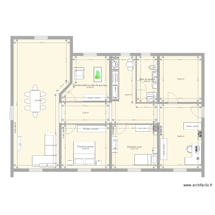 maison belgique amenagement. Plan de 0 pièce et 0 m2