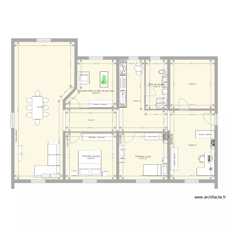 maison belgique amenagement. Plan de 