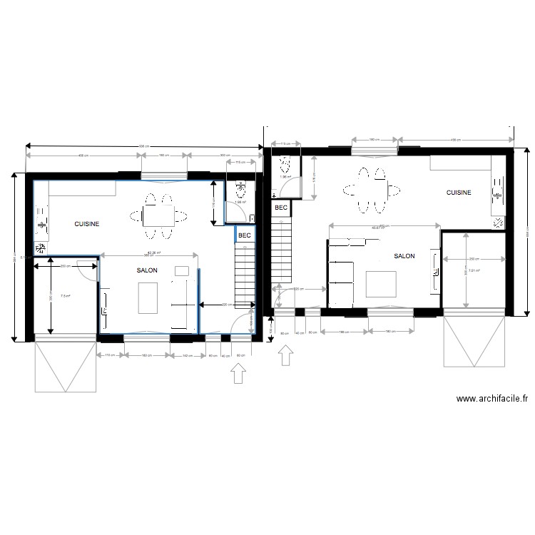 ferte gaucher PLAN MASSE RDC. Plan de 0 pièce et 0 m2