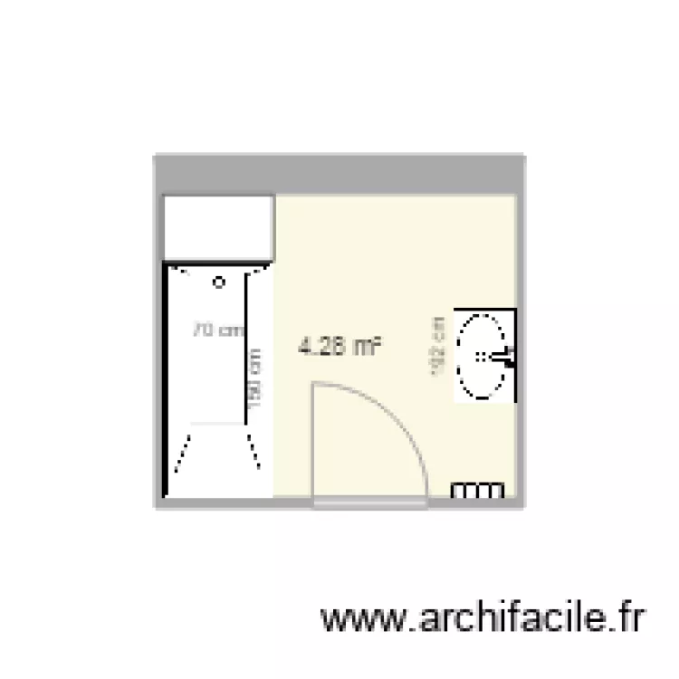 SDB AVANT VERNEY. Plan de SDB AVANT VERNEY. Plan de