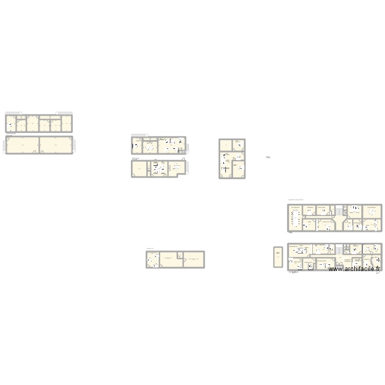 SOCOMETRA V2. Plan de 57 pièces et 940 m2