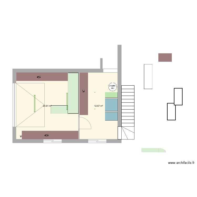 garage v1. Plan de 0 pièce et 0 m2