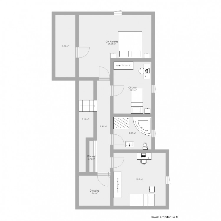 Maison Xendremael. Plan de 0 pièce et 0 m2