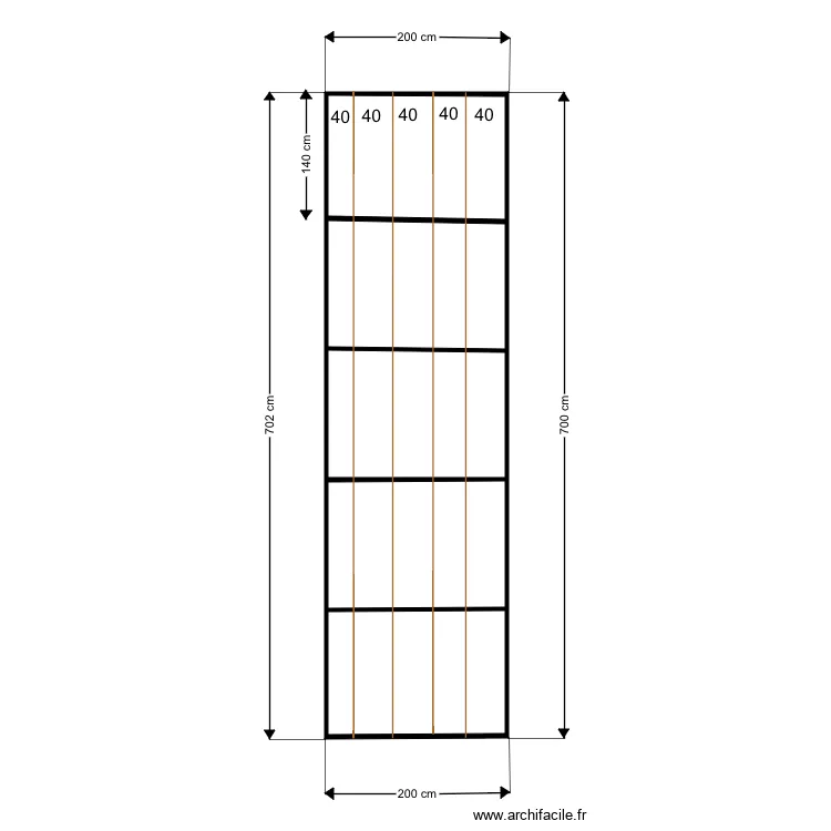 TERRASSE LBN . Plan de 