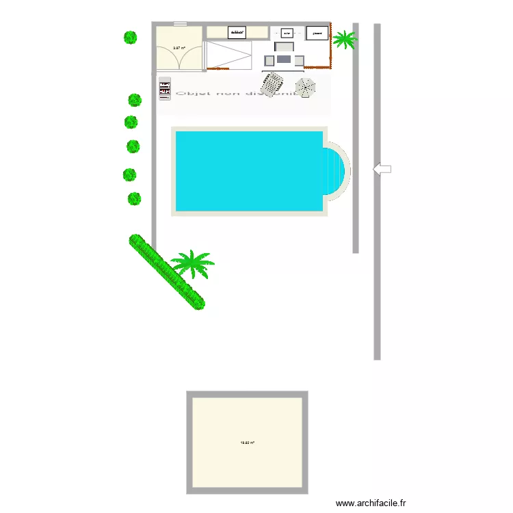 pool house piscine 2. Plan de 