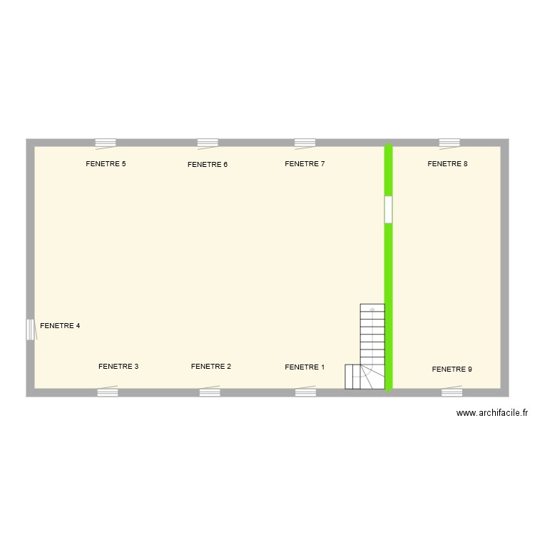 CALLARD ETAGE. Plan de 0 pièce et 0 m2
