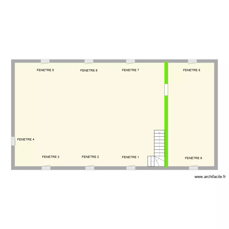 CALLARD ETAGE. Plan de 