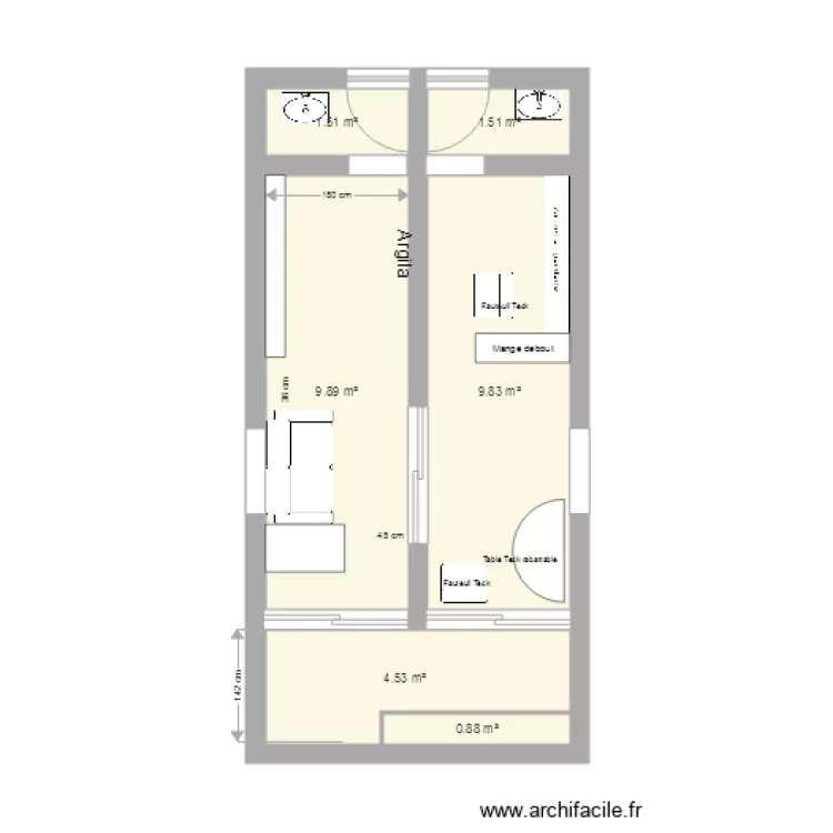 Le Corbusier Bas. Plan de 