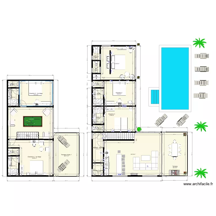 Ilha do Guajiru Maison Type Laurent Fontaine. Plan de 