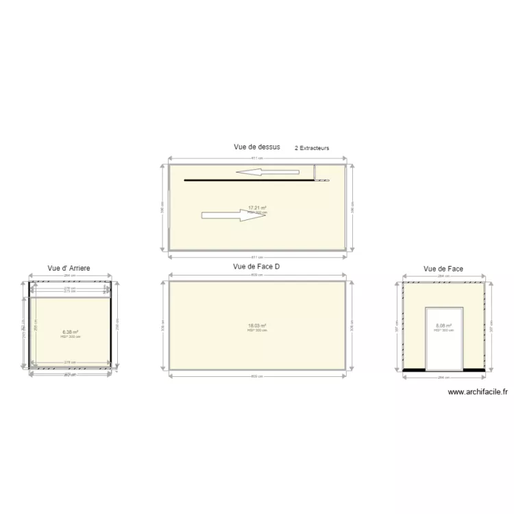 Chambre refroidissement. Plan de Chambre refroidissement. Plan de