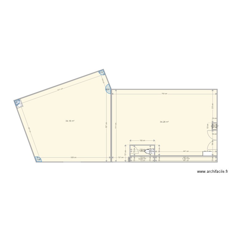 L Arbresle centre. Plan de 0 pièce et 0 m2