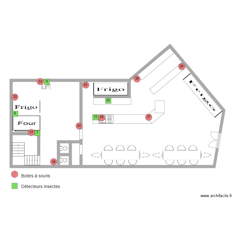 Eric Kayser Boulangerie. Plan de 0 pièce et 0 m2