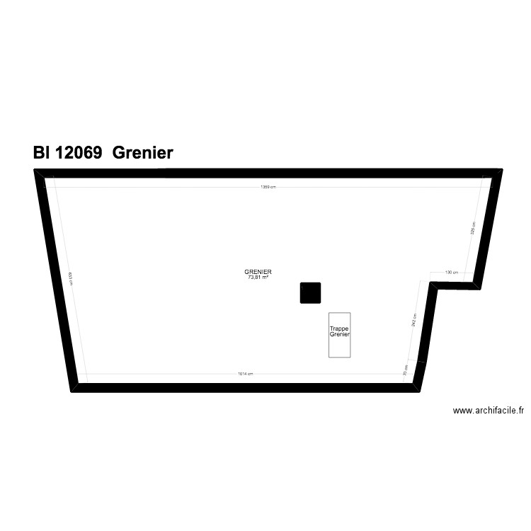BI 12069. Plan de 0 pièce et 0 m2