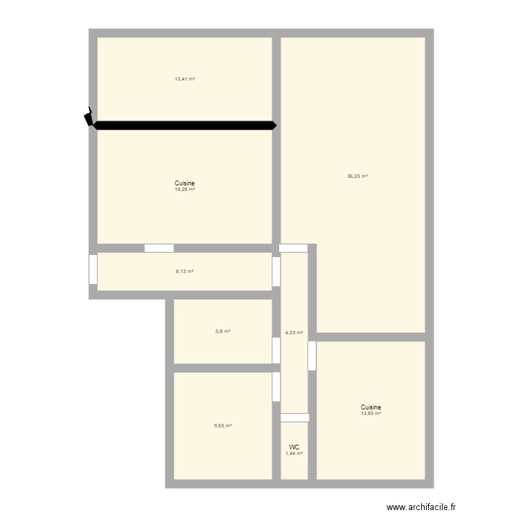 rdc maison irisou. Plan de 0 pièce et 0 m2