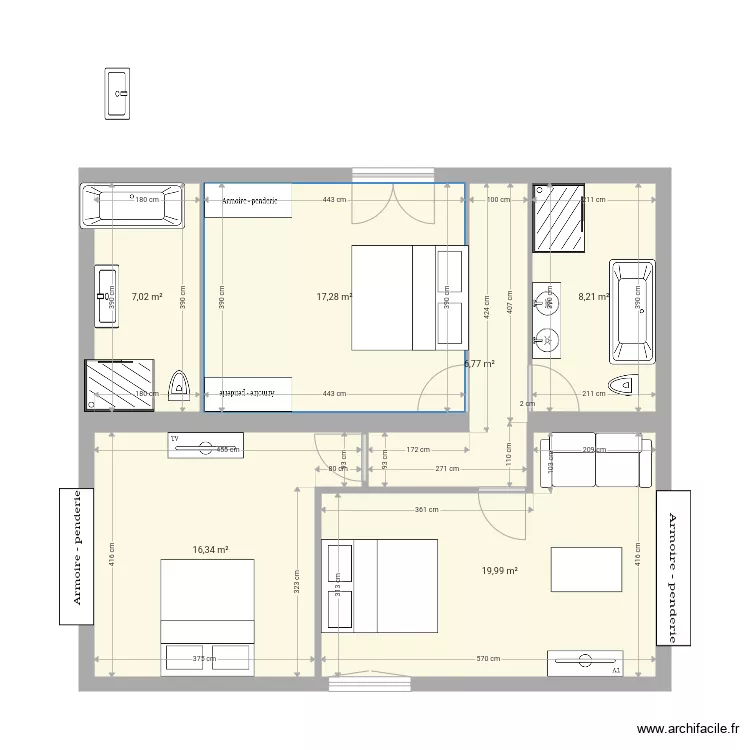 R1 2022 maison. Plan de R1 2022 maison. Plan de