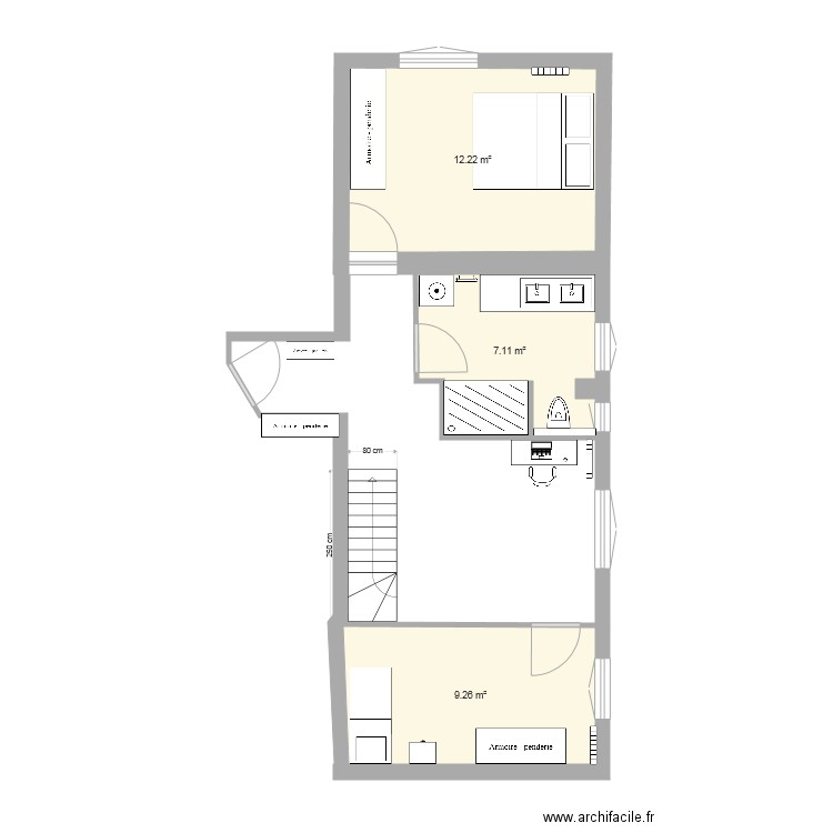 93310 3eme étage optimum2. Plan de 0 pièce et 0 m2