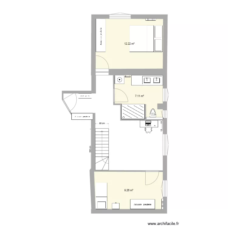 93310 3eme &eacute;tage optimum2. Plan de 