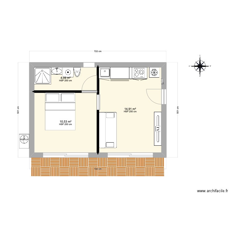 T2 Bunga. Plan de 0 pièce et 0 m2