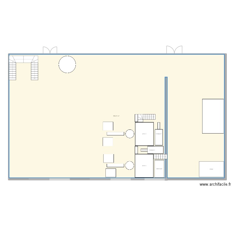 1er essai . Plan de 0 pièce et 0 m2