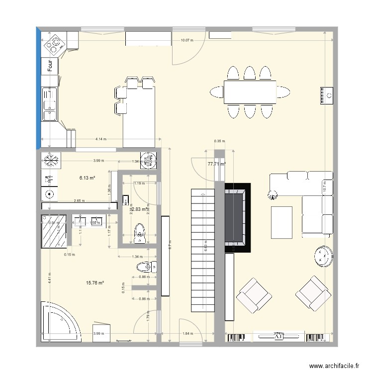 emménagement RDC Montastruc version 2. Plan de 0 pièce et 0 m2