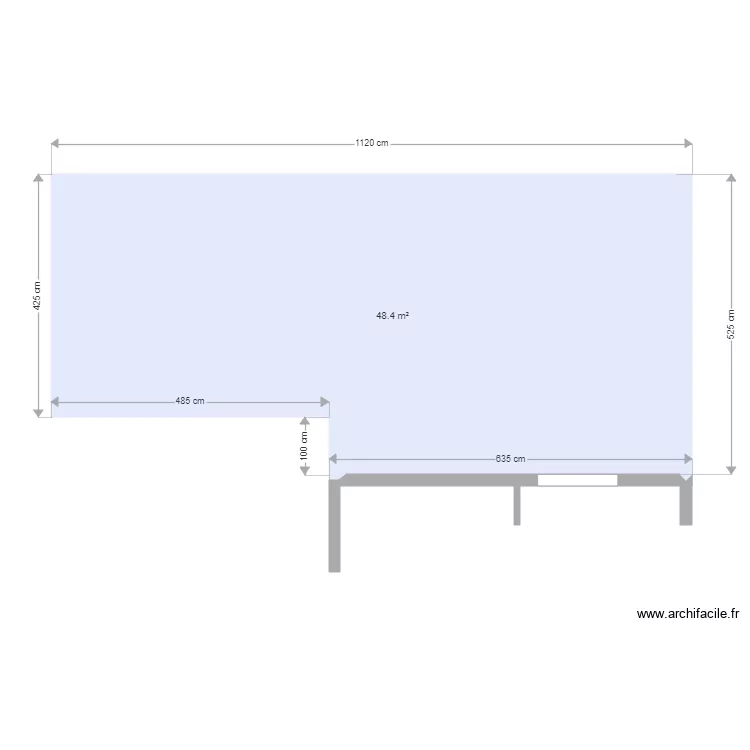 PROJET NU POUR DALLE 3101. Plan de 