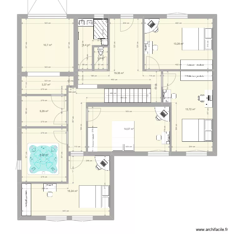 maison st pathus d&eacute;molition et am&eacute;nagement. Plan de 