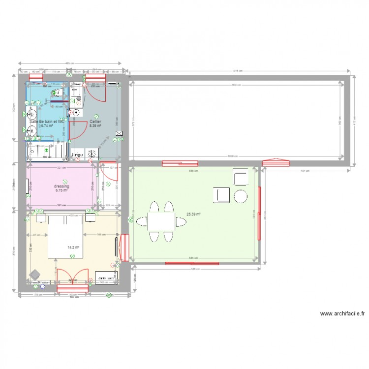 extension 4 pièces 38m 4 JANV. Plan de 0 pièce et 0 m2