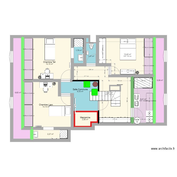 thierry Etage 2. Plan de 0 pièce et 0 m2