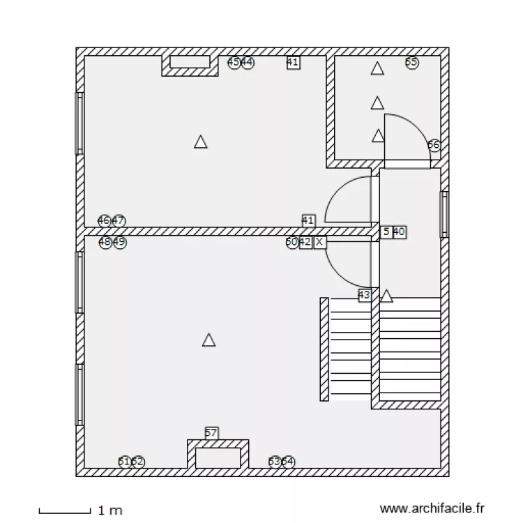 ligny 1er etage electricit&Atilde;&copy;. Plan de 