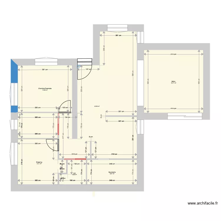 Maison RDC final. Plan de 