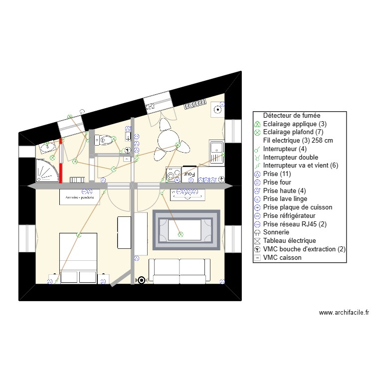 WILLAIME Plan Elec. Plan de 0 pièce et 0 m2