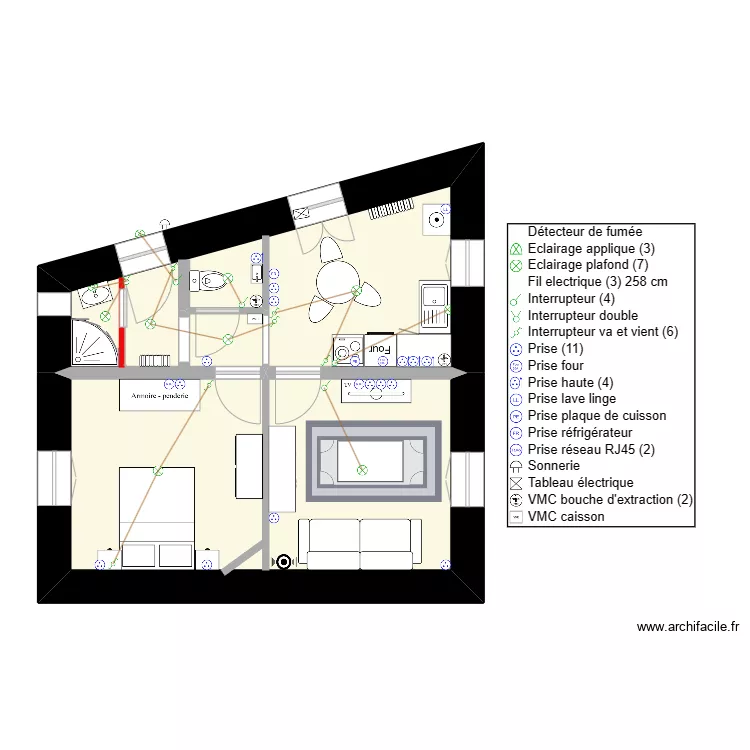 WILLAIME Plan Elec. Plan de 
