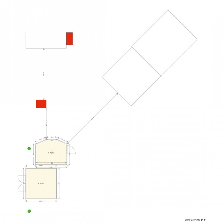 Caburotes. Plan de 0 pièce et 0 m2