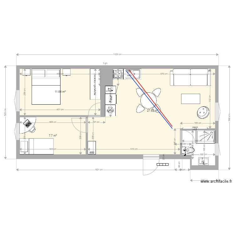 VINCENNES MODIFIE. Plan de 0 pièce et 0 m2