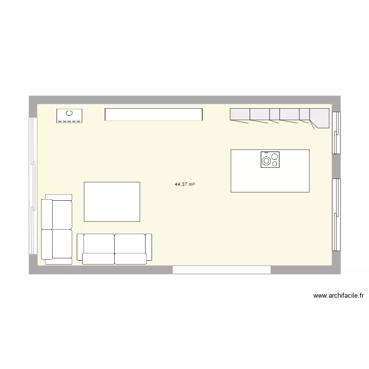 piece de vie. Plan de 