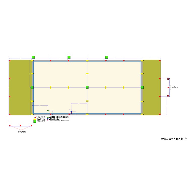 Парлово Сваи. Plan de 3 pièces et 91 m2