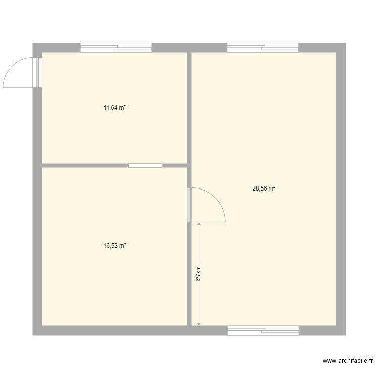chalendon. Plan de 0 pièce et 0 m2