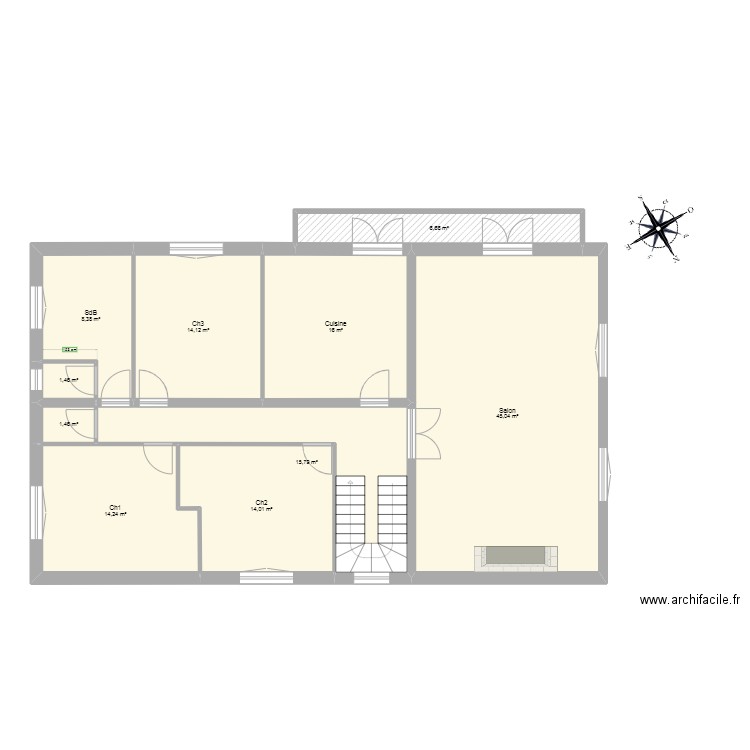 11 rossignols 1er. Plan de 10 pièces et 137 m2