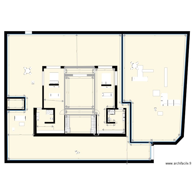 plan futur etage 222. Plan de 0 pièce et 0 m2