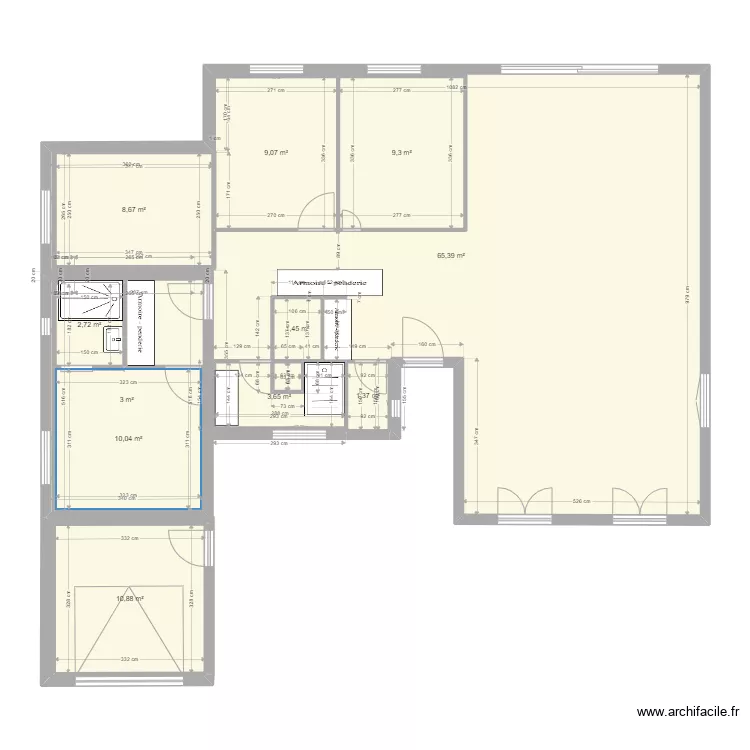 maison teyran lion avec garage. Plan de 