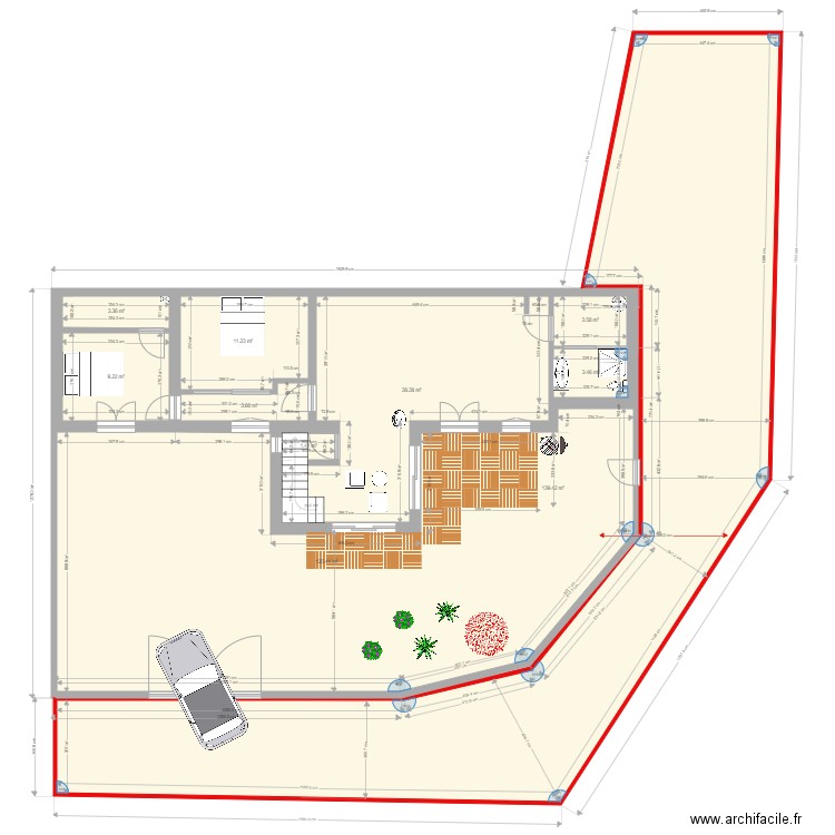 Extension SGDD Plan Version 07 avril 2021 avec Étage. Plan de 0 pièce et 0 m2