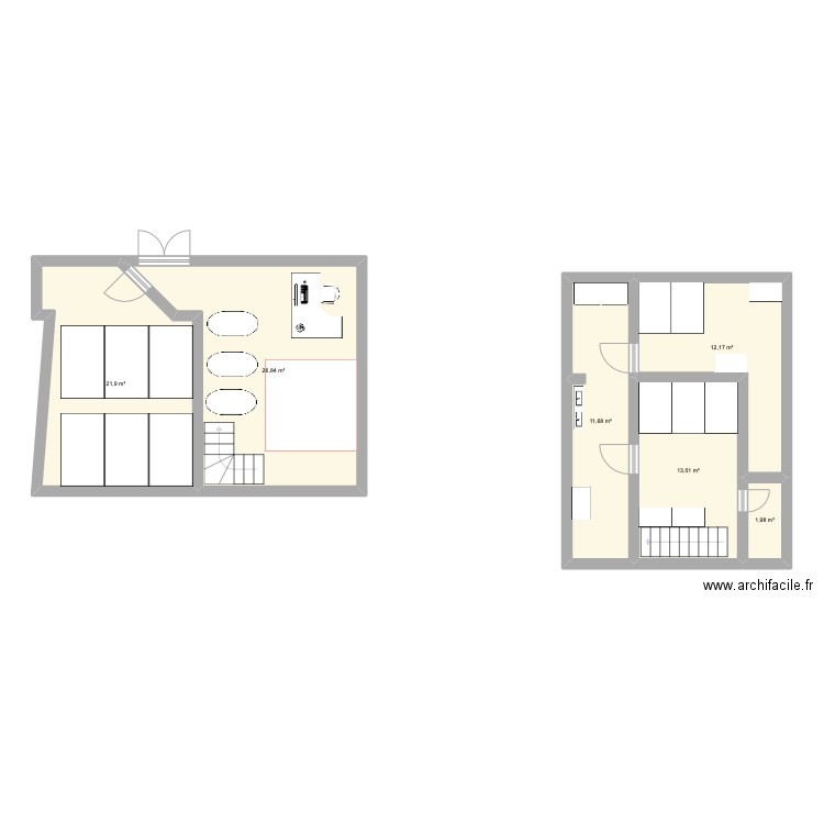 Salle. Plan de 0 pièce et 0 m2