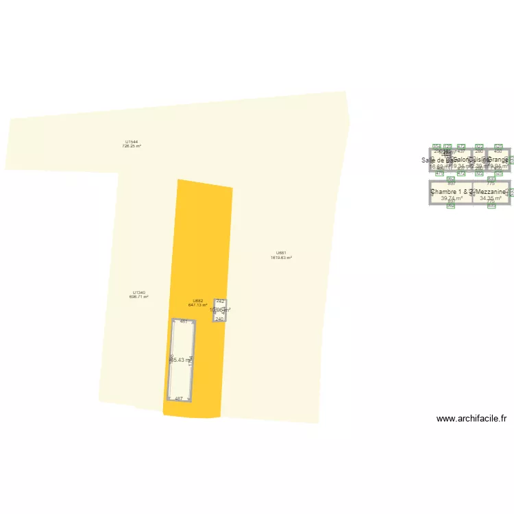 Rombies Didier. Plan de 