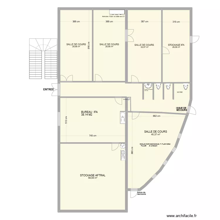 TOULOUSE B&acirc;timent D RDC.. Plan de 
