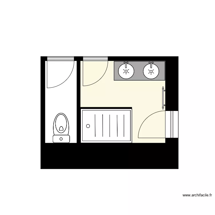 CORRADO 2eme ETAGE SDB PROJET 2. Plan de CORRADO 2eme ETAGE SDB PROJET 2. Plan de