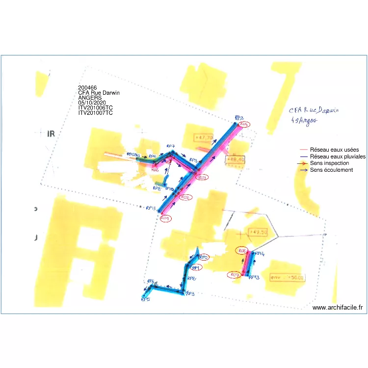 Croquis RAAT 440600616. Plan de 